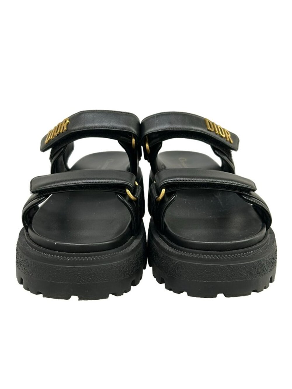 Dior Sandals 37.5 Act Black Lambskin - Picture 5 of 14